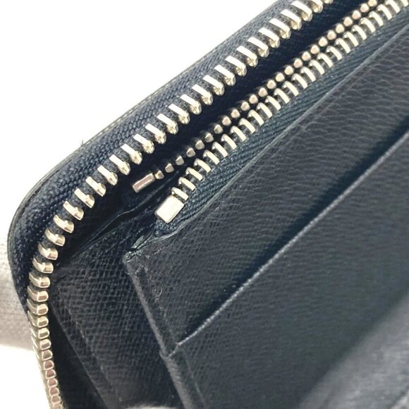 LOUIS VUITTON N63095 Zippy Wallet-Vertical Long Wallet Black/SilverHardware - Picture 12 of 16